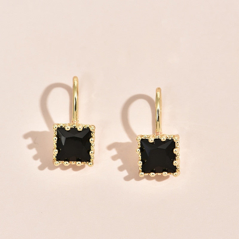 Cute Korean Earrings Heart Bling Zircon Stone Rose Gold Color Stud Earring for Women Fashion Jewelry 2026 New Gift